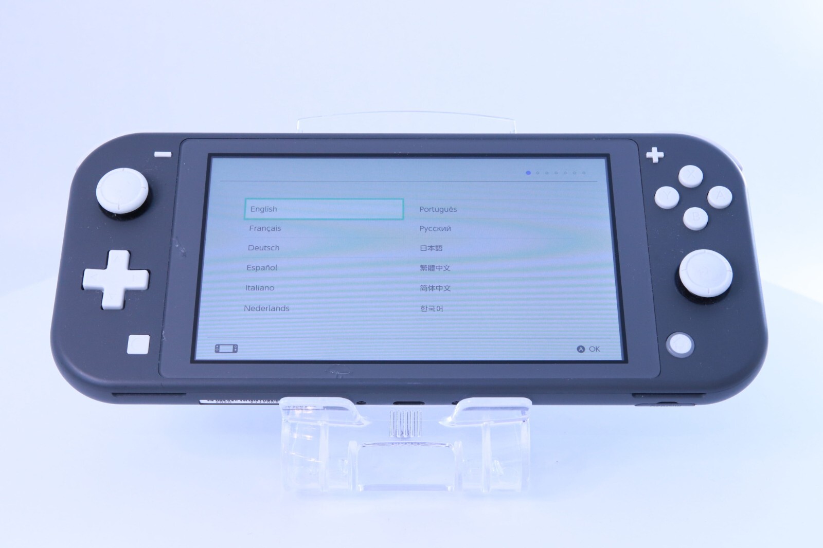 JP Game Nintendo Switch Lite Gray [Rank :B] W/Box【 Region Free 】