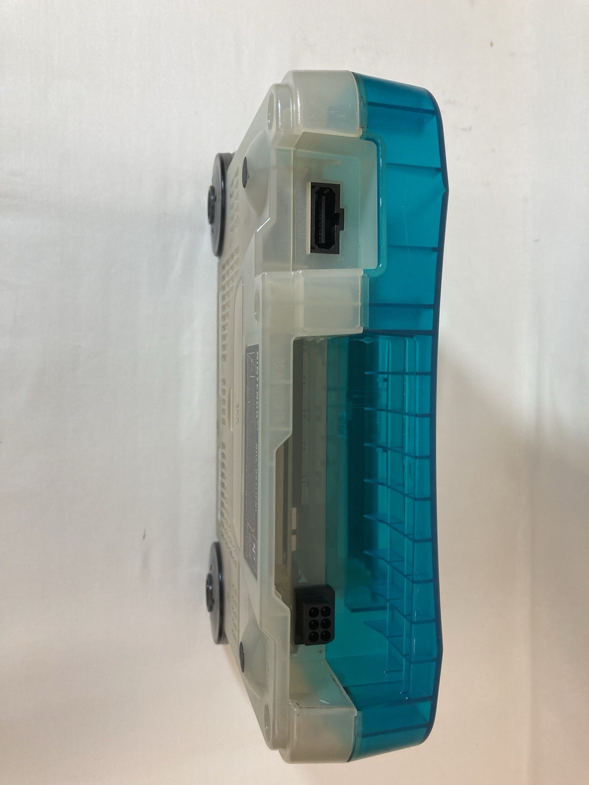 [g1470]Nintendo 64 Ice Clear Blue Console Controller Used Japan Seller N64