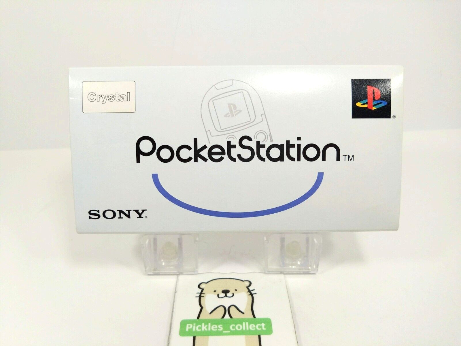 Open Box Pocket Station Clear SCPH-4000 w/Box Tested Sony PlayStation PS2 0217A