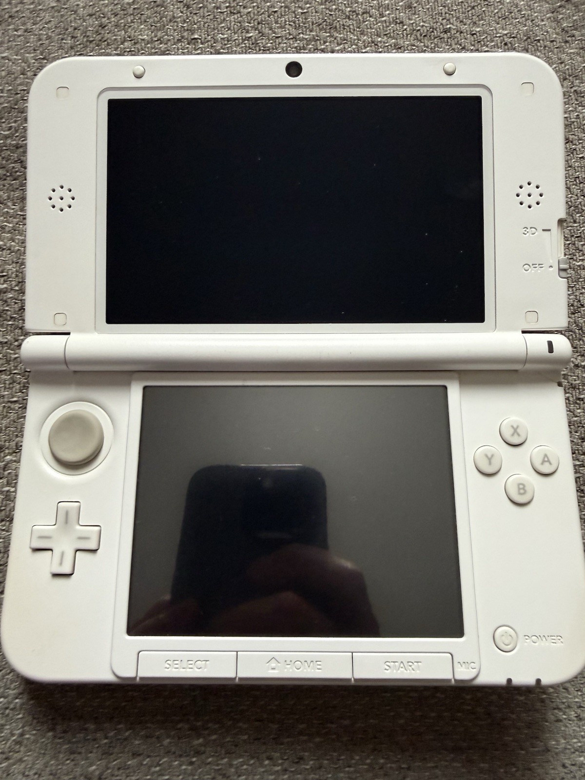 Nintendo 3DS XL LL Pearl White Excellent Condition Region Free