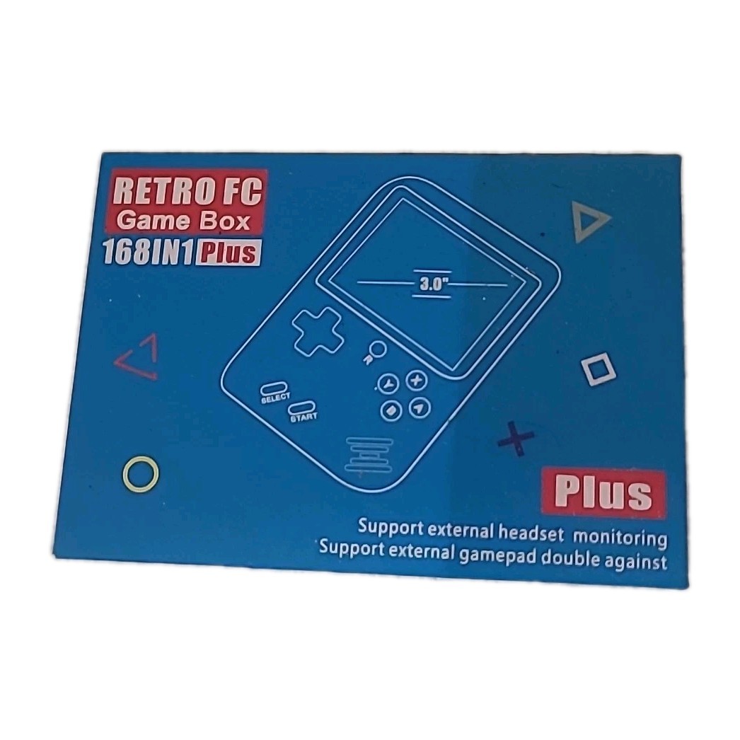 Game Box Plus Retro Handheld Console Retro Gaming System Preloaded 168 Games