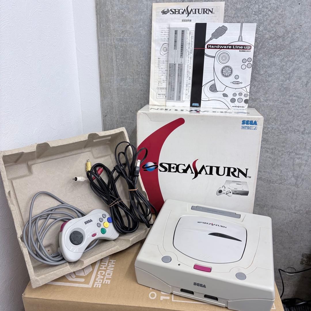 Good condition with box Sega Saturn body set HST-3220