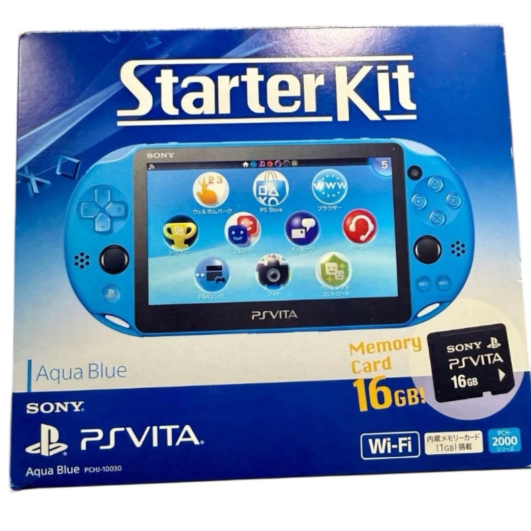 PS Vita PCH-2000 -aqua blue Excellent Condition From Japan