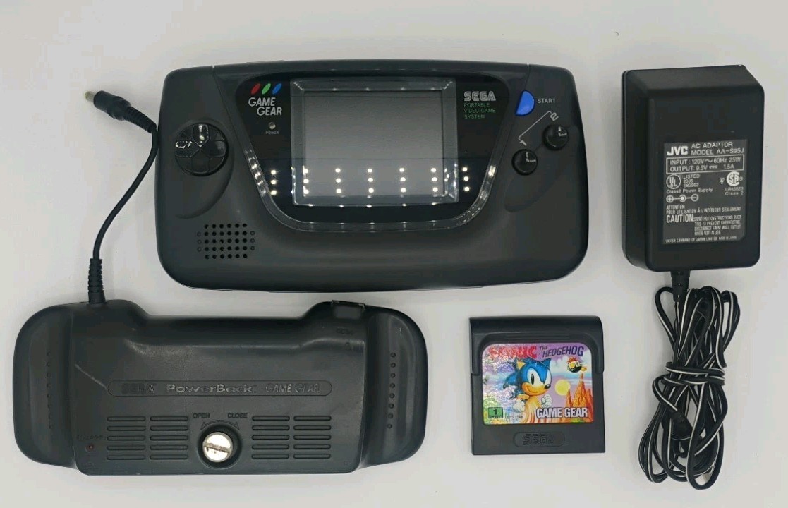🔥 SEGA Game Gear lot BennVenn IPS screen V2 Recapped Sonic & Battery pk Tested!