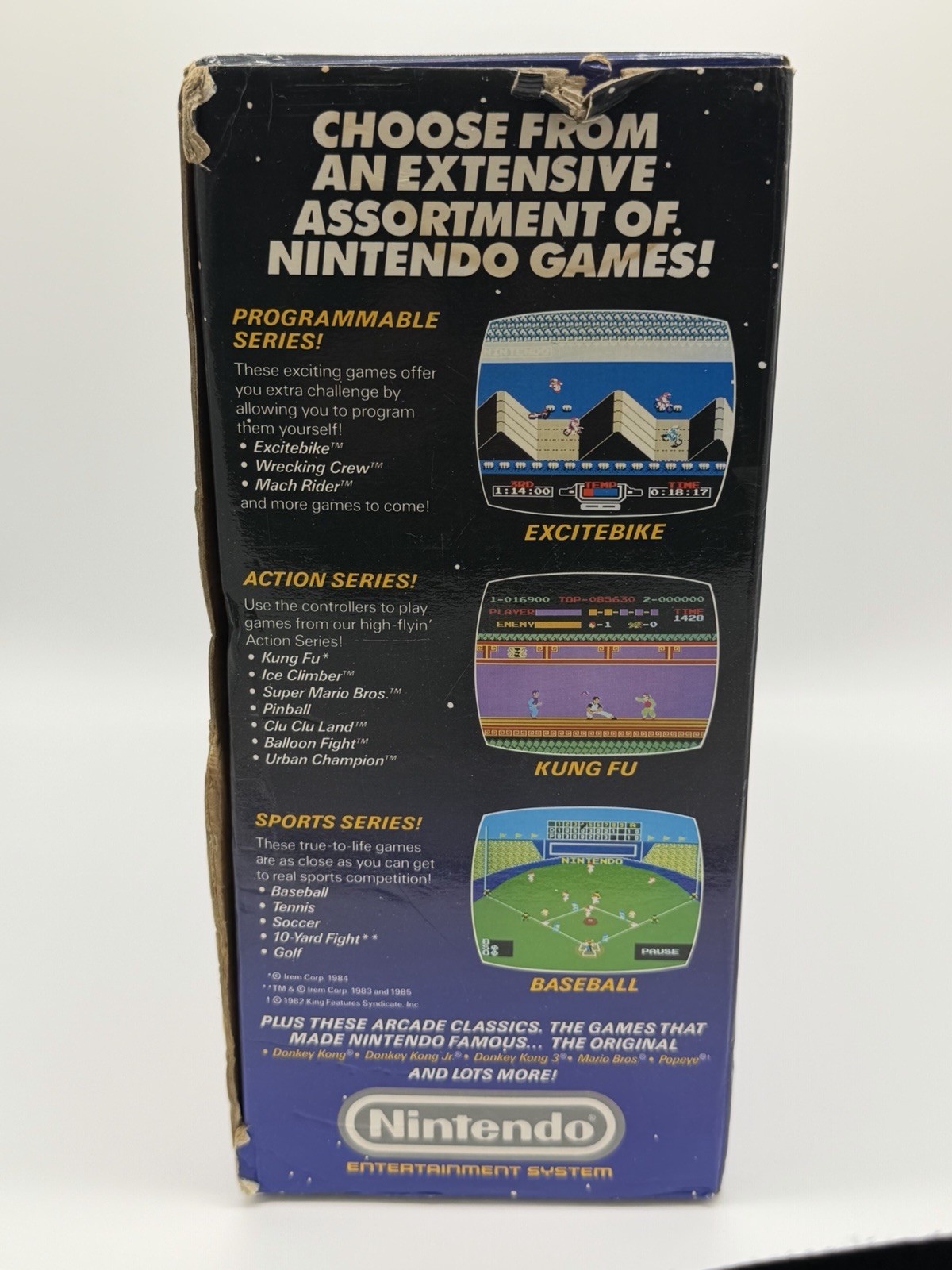 Nintendo Entertainment System NES Control Deck Complete in Box 1987 OEM Console