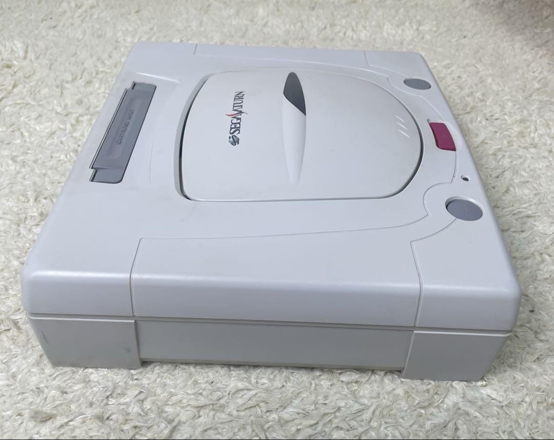 Sega Saturn HST-0014 Console Used and Tested from Japan It is pure white