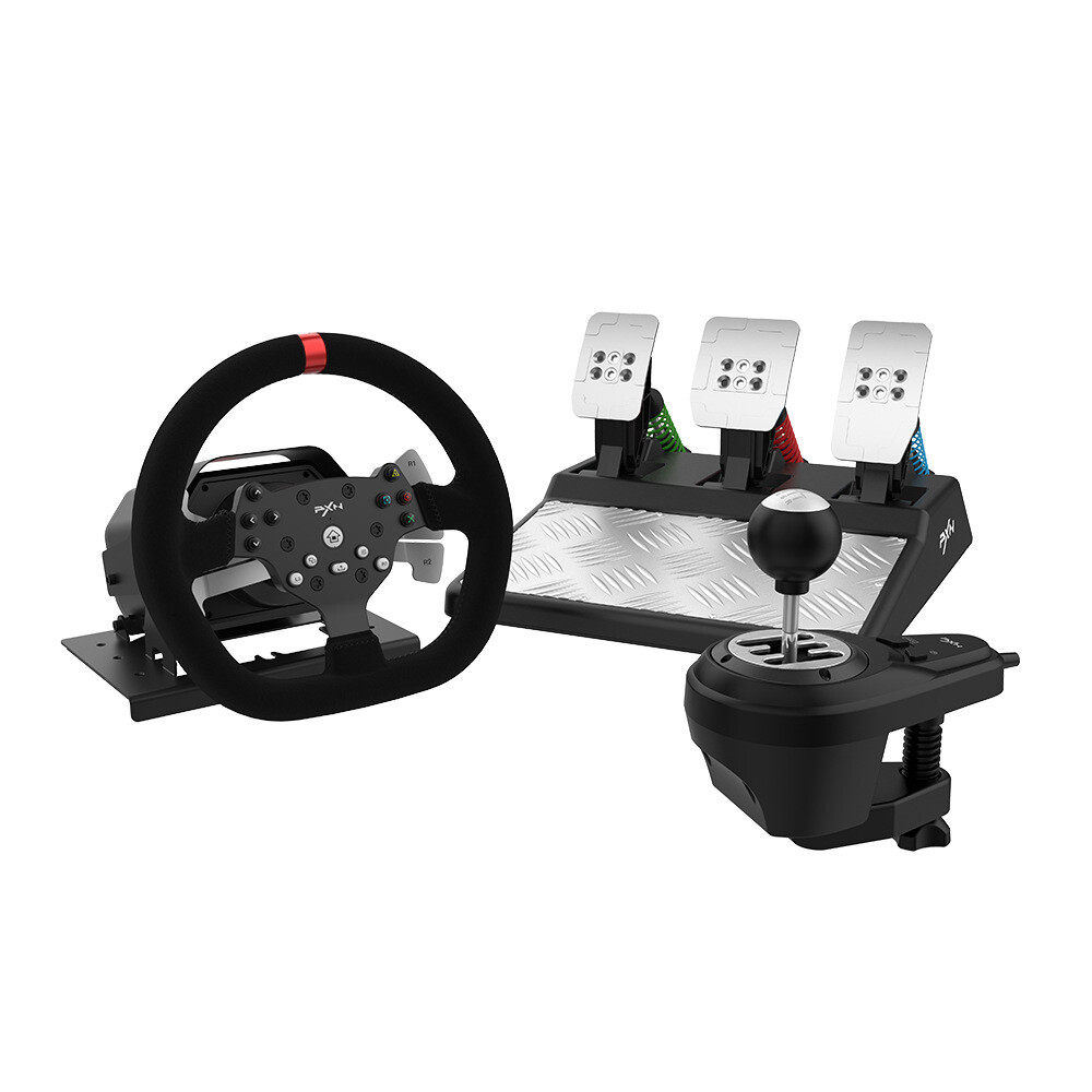 PXN V10 Game Aiming Wheel Force Feedback Racing Game Aiming Wheel Compatible Wit