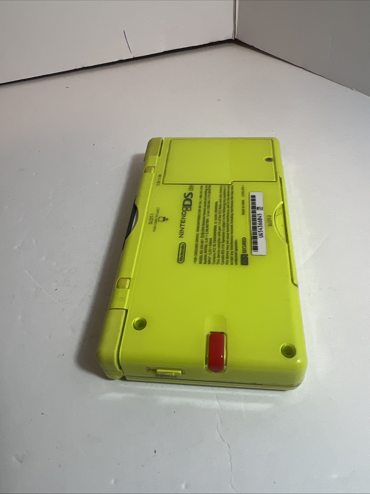 Nintendo DS Lite Console USG-001 Lime Green w/Charger and Stylus Tested And Work