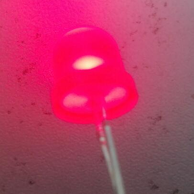 10pcs 3mm Red Auto Flashing Flash Truck Bike Marine Car 12v LED Free Resistor