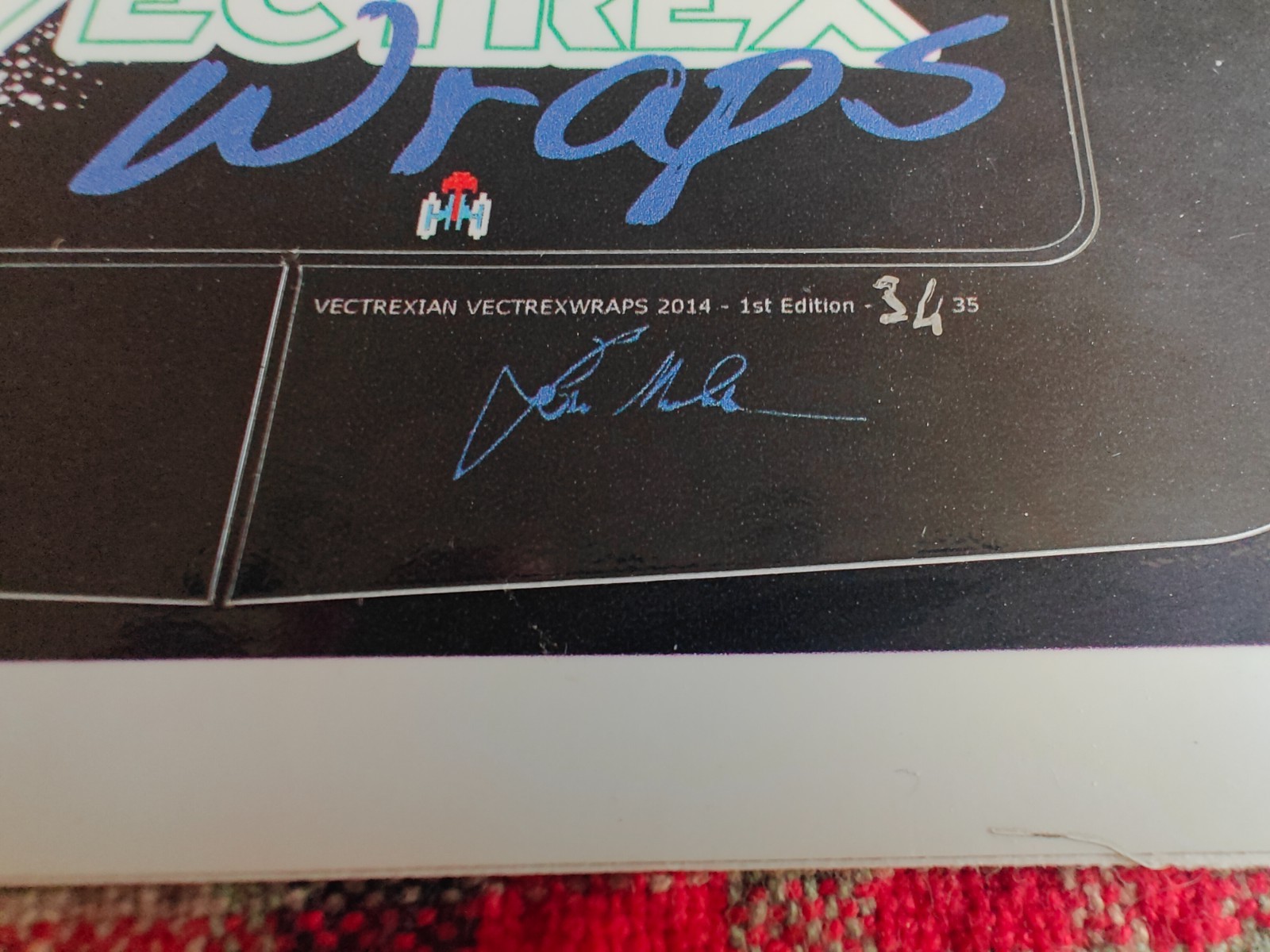Vectrex Console VectrexWraps Vectrexian, 1st Edition 35/35 Limited Rare 2014