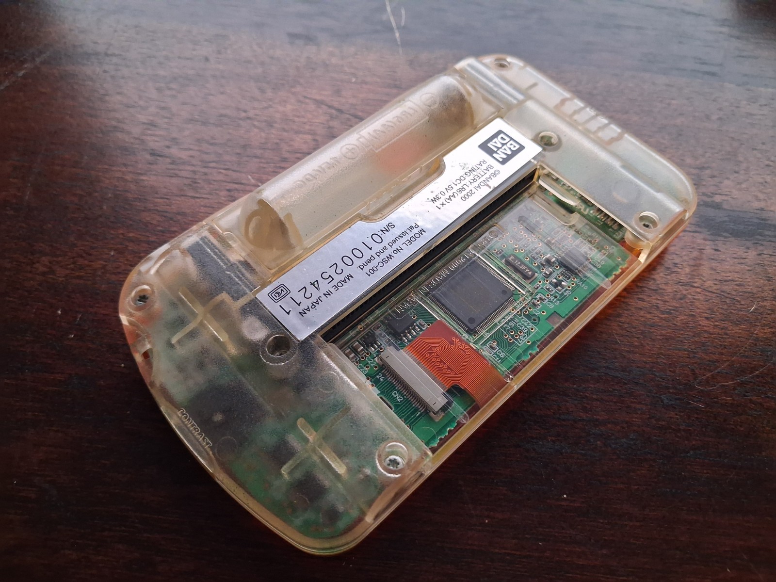 WonderSwan Color Console Crystal Orange | US Seller