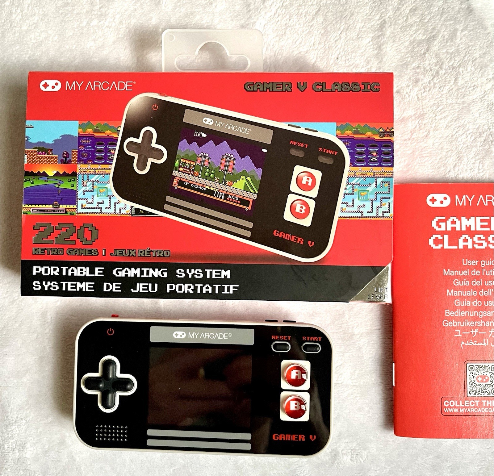 My Arcade Gamer V Classic Portable Gaming System 220 Retro Game