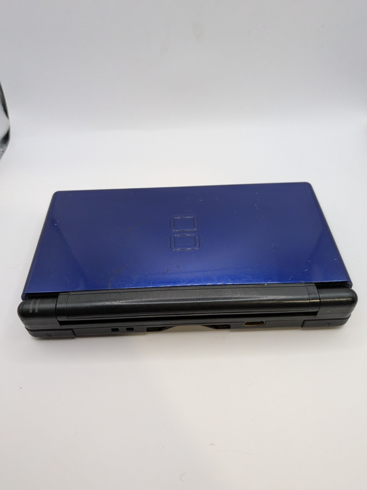 Nintendo DS Lite – Cobalt (Blue) & Black – Tested & Works – Yellowing/Scratches
