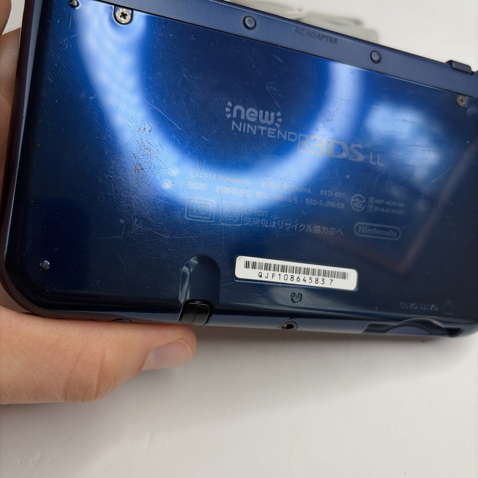 New Nintendo 3DS XL LL Blue Console – Tested! W Charger Stylus