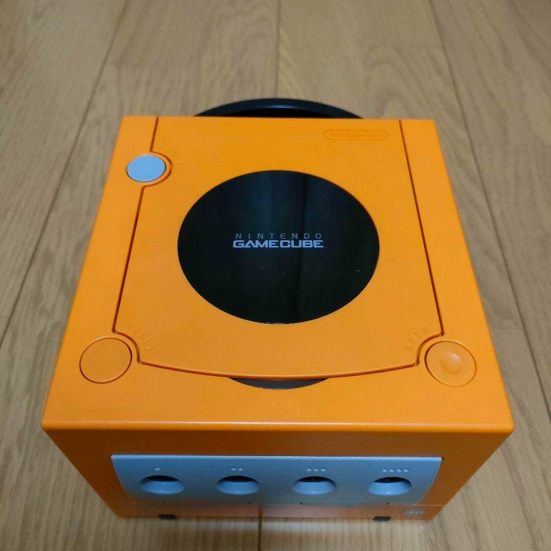 Nintendo Gamecube Console Only Orange w/controller Japan Import Tested working