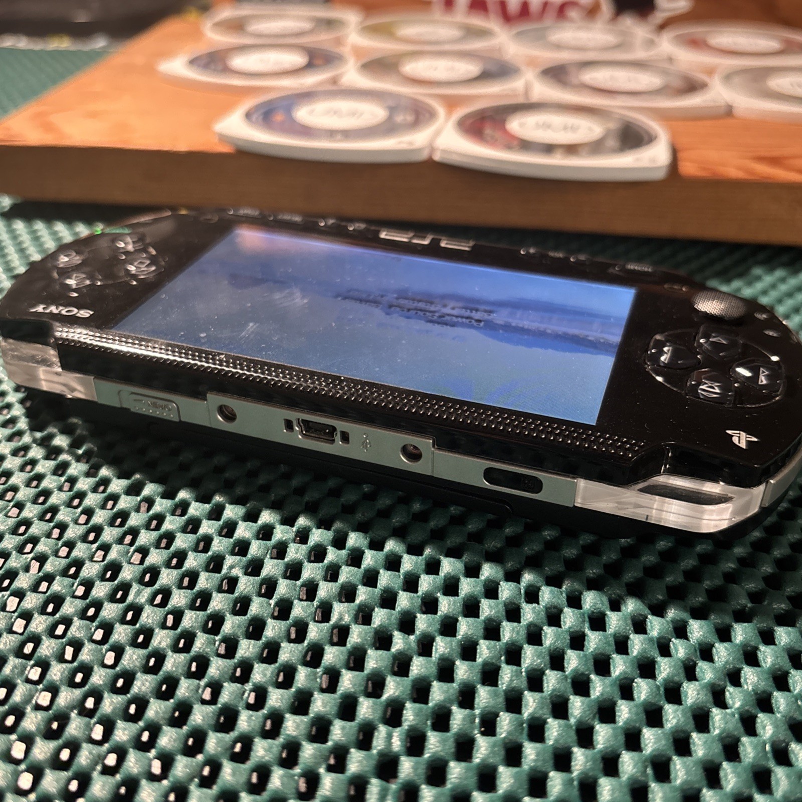 Sony PSP-1001 Black Handheld Console W/ Charger, Accessories, NEW BATTERY etc.