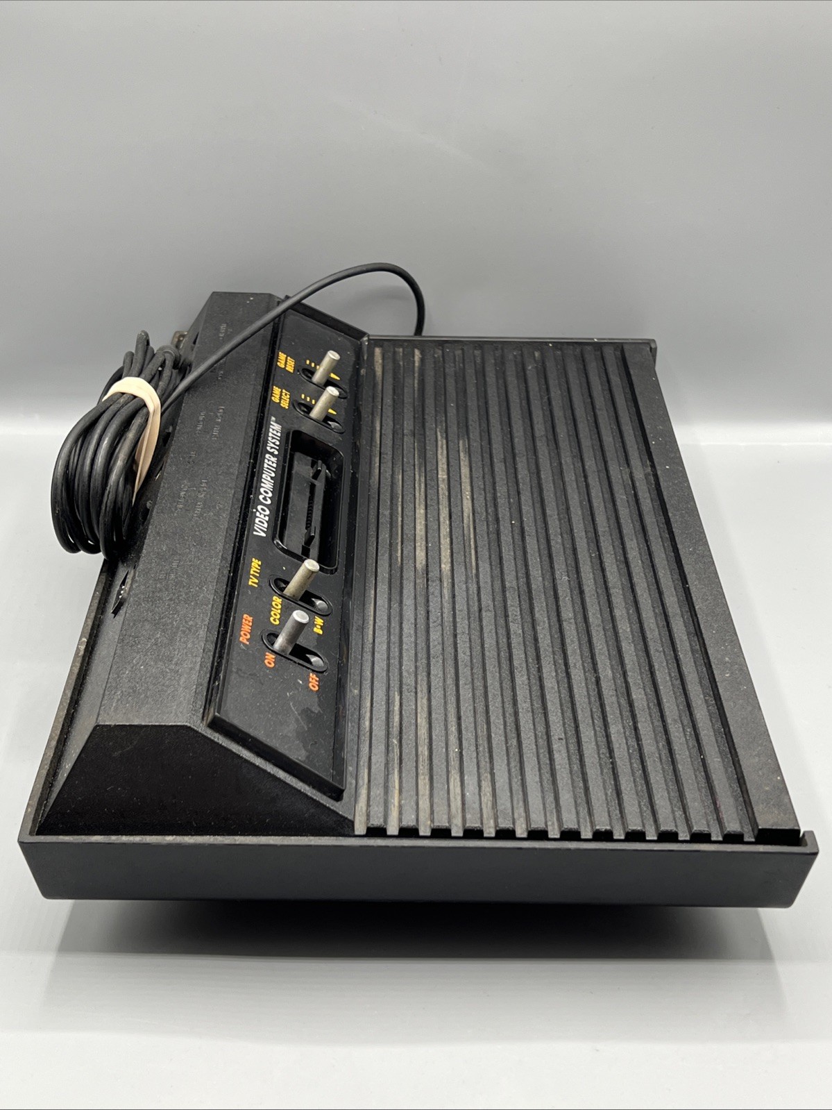 Atari 2600 Darth Vader Console System Bundle 10 Games Tested OEM Power Cords Lot
