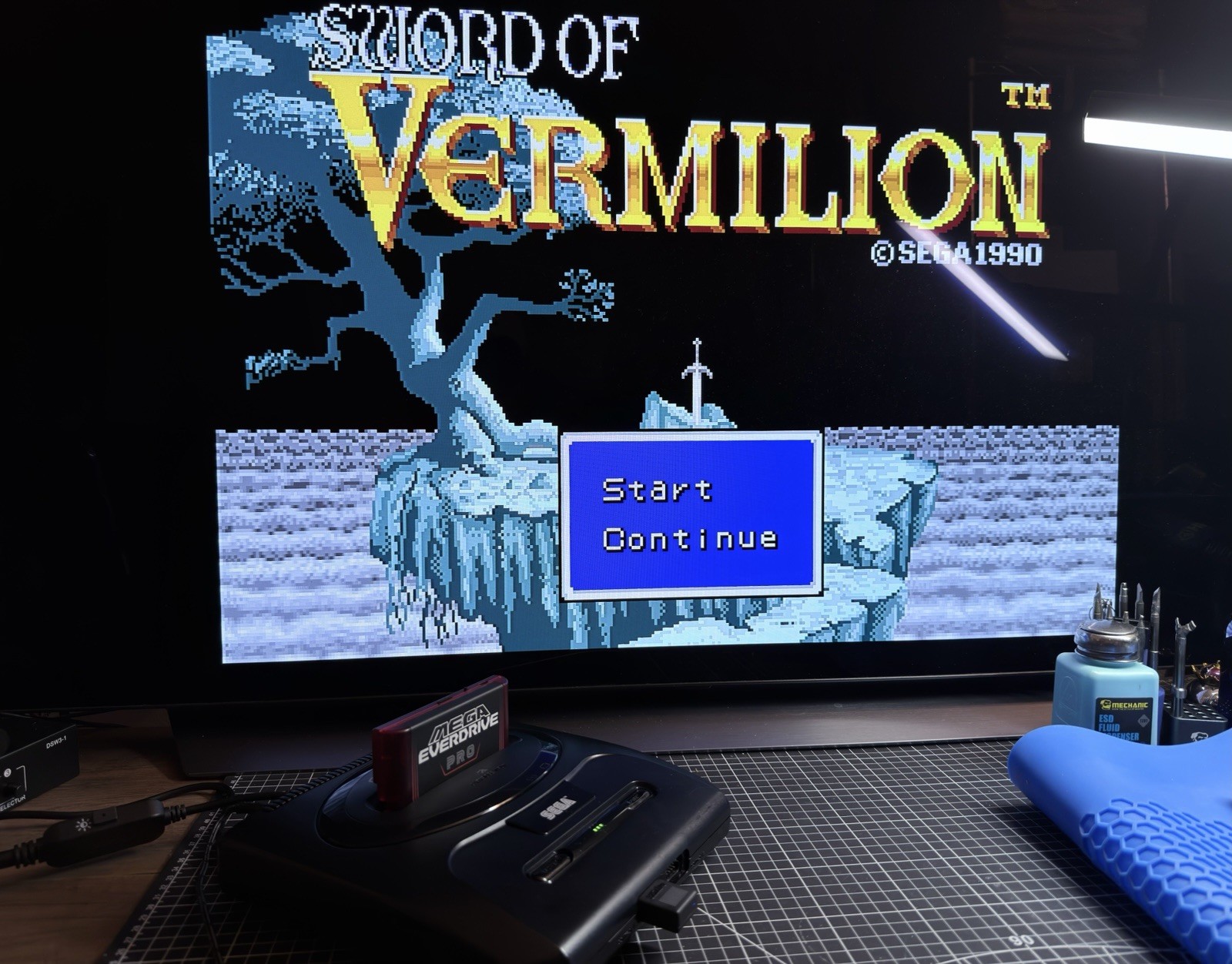 Sega Genesis Console Bundle Triple Bypass 3BP RGB Recapped LED VA1.8 🇺🇸 Seller