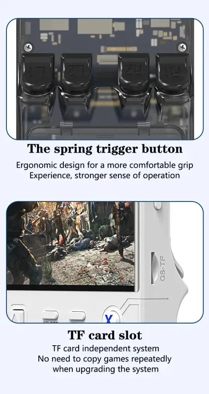R36 Ultra 2026 Open Source R36S Video Game Console Linux System 4.0 Inch IPS