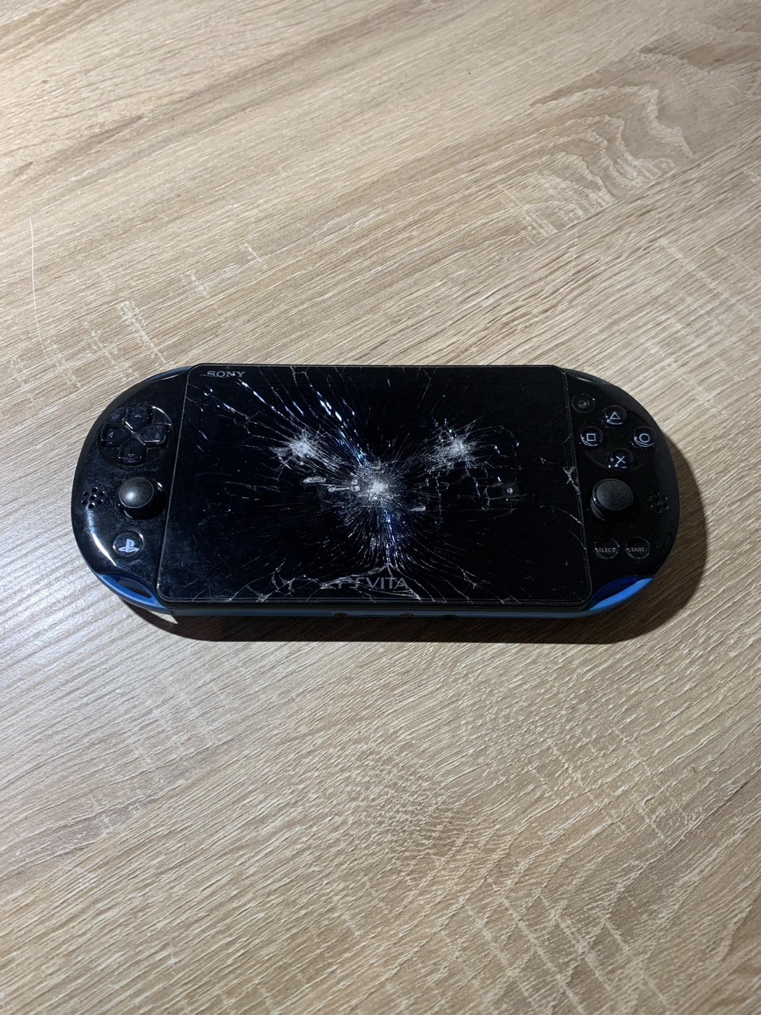 1577 PlayStation PS Vita PCH-2000 Blue Black For Parts
