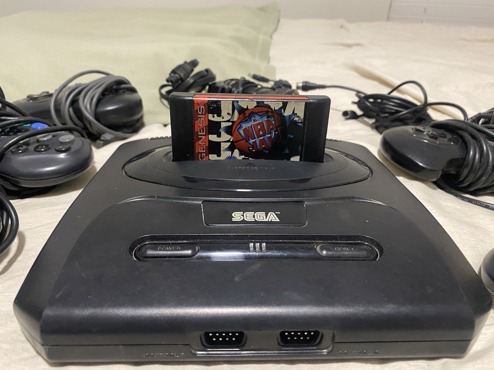 Sega Genesis Model 2 Console OEM Controller RFU AV to HDMI Cleaned Tested