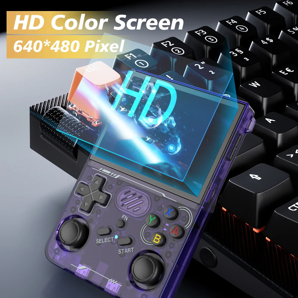Original new R36XX Hand-held Consoles 3.5-inch IPS 640*480 Screen Retro Game
