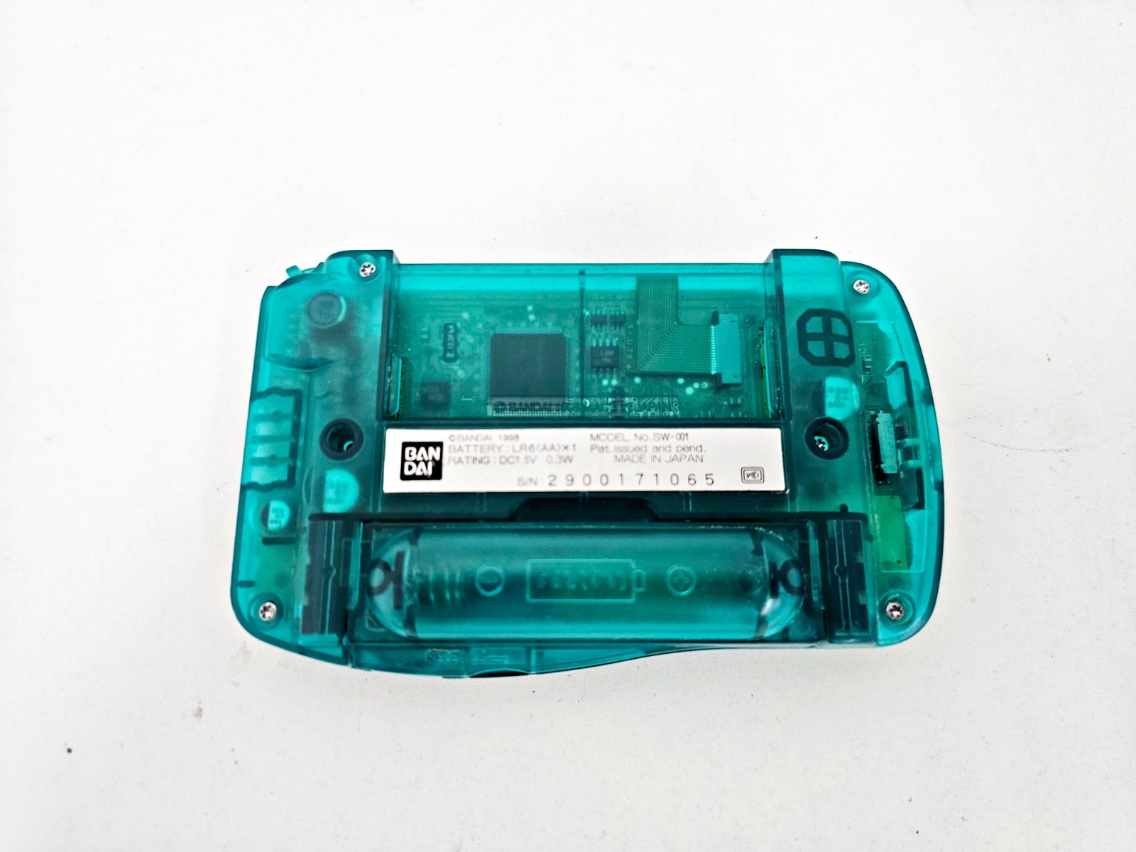 Bandai Wonderswan Clear Green 065 JUNK Japan