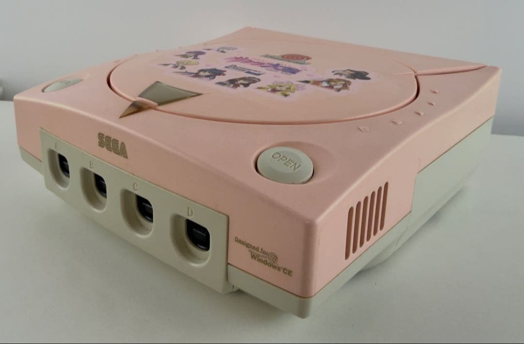 SEGA Dreamcast Sakura Wars Limited Edition Pink Console Controller Tested Japan