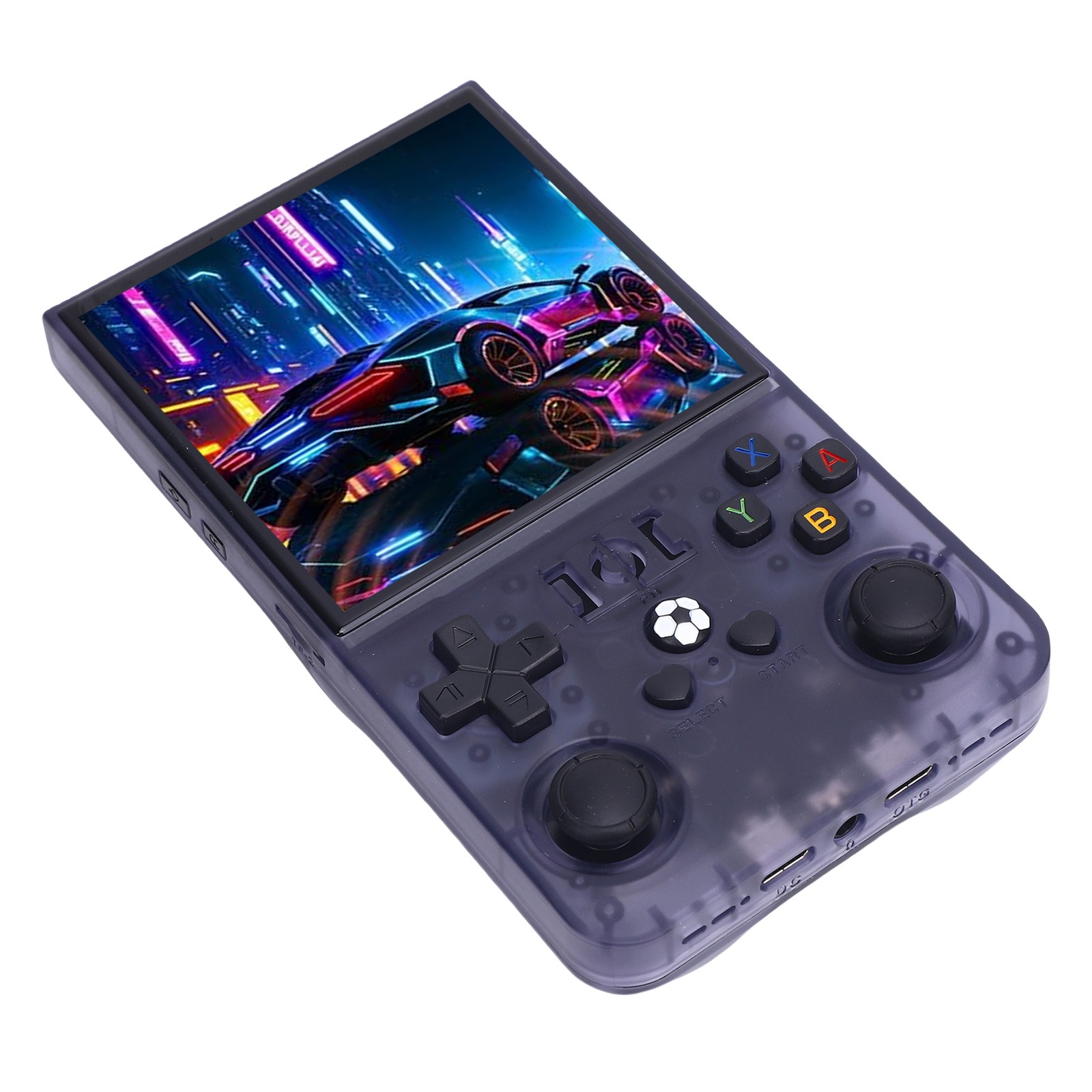 Portable Handheld Video Game Console Translucent Grey 4 Inch Screen 4000mAh