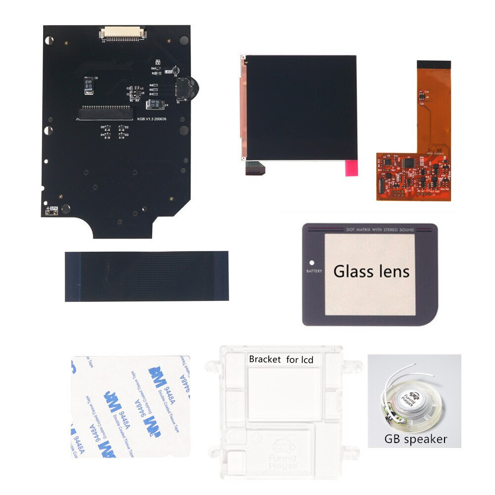 DMG Retro Pixel IPS LCD Screen Kit High Light Backlight For GameBoy GB Console