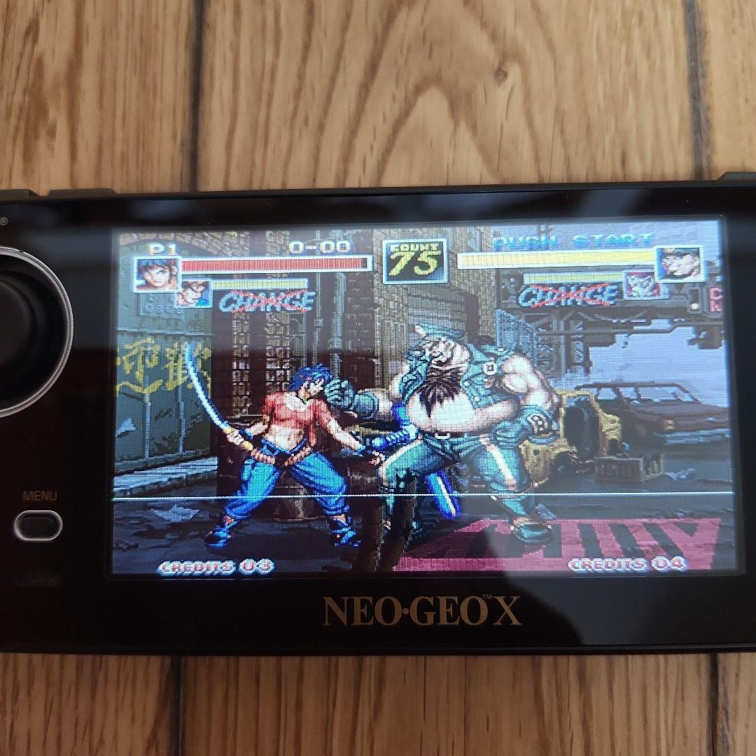 SNK NEO GEO X GOLD Limited Edition Console Complete Box Japan F/S