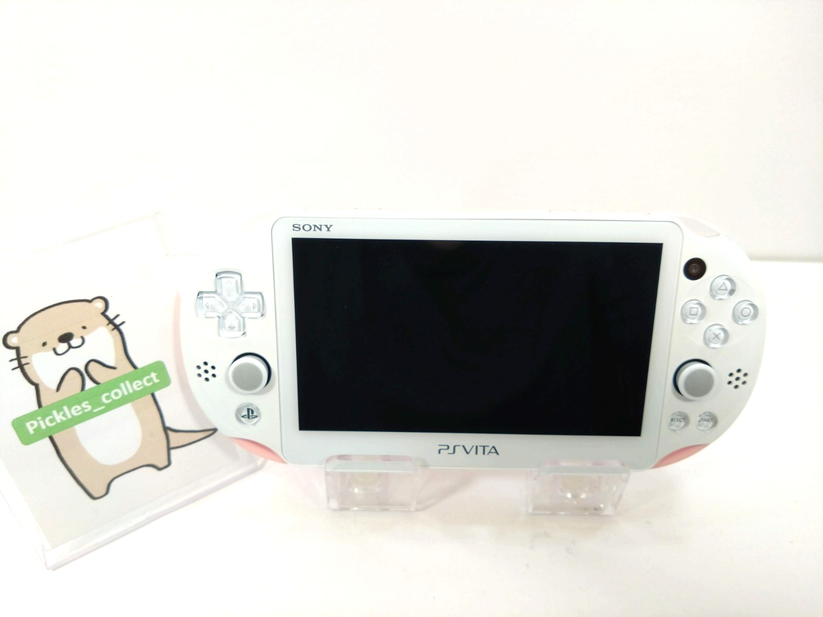 PS Vita Light Pink White Console only PCH-2000 ZA19 Wi-Fi PSV Tested 0529E
