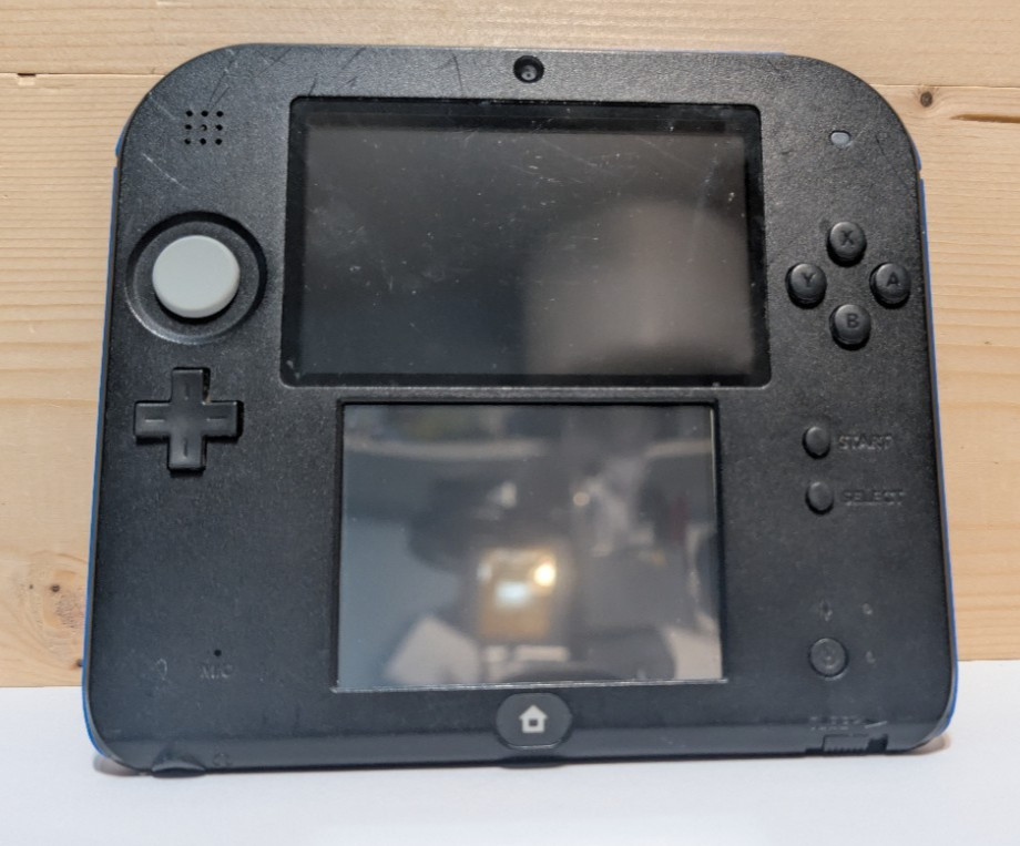 Nintendo 2DS Blue/Black US Version W/Cable *Tested*