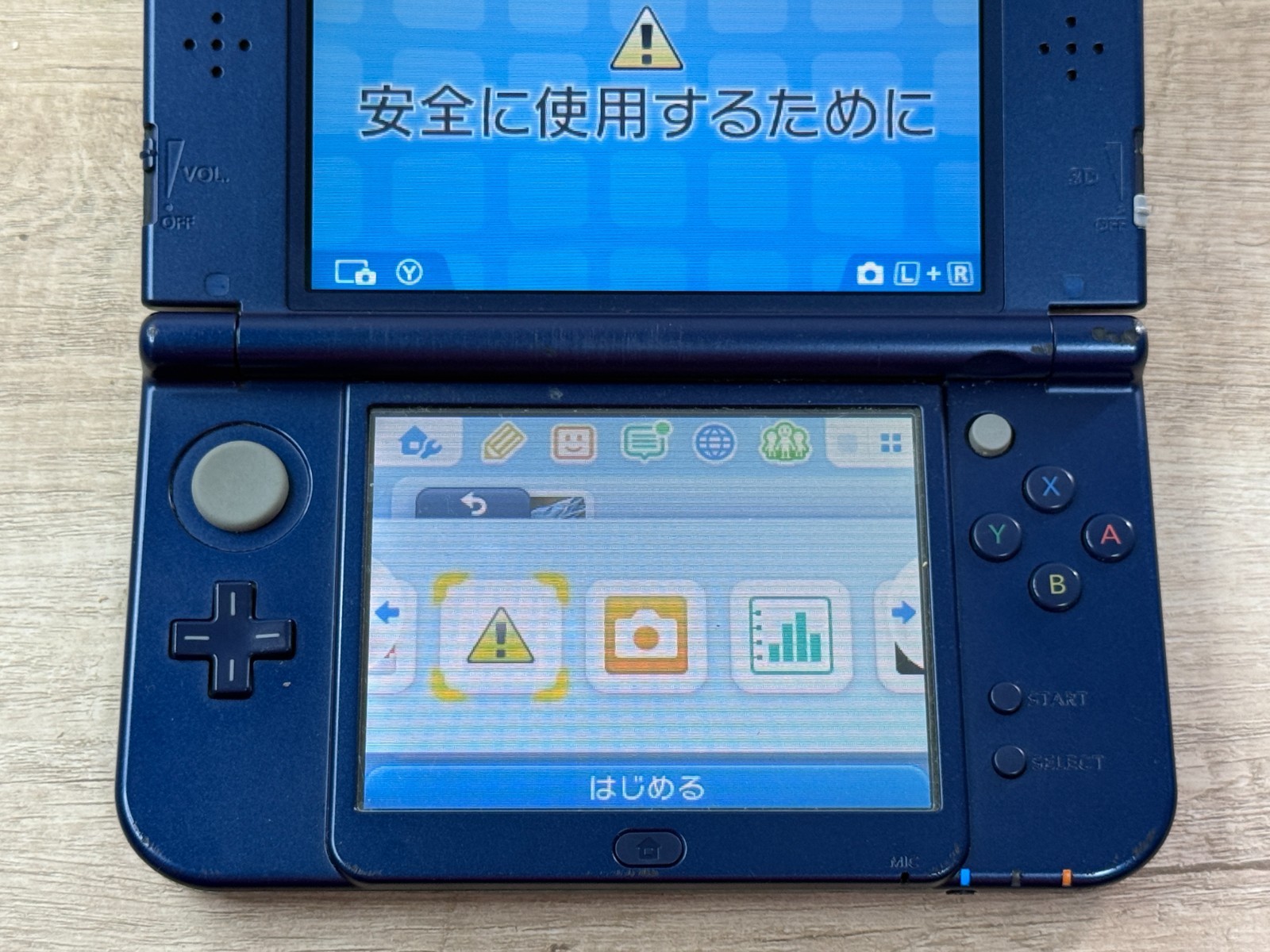 Nintendo New 3DS XL Metallic Blue Console Tested Japan ver D6232