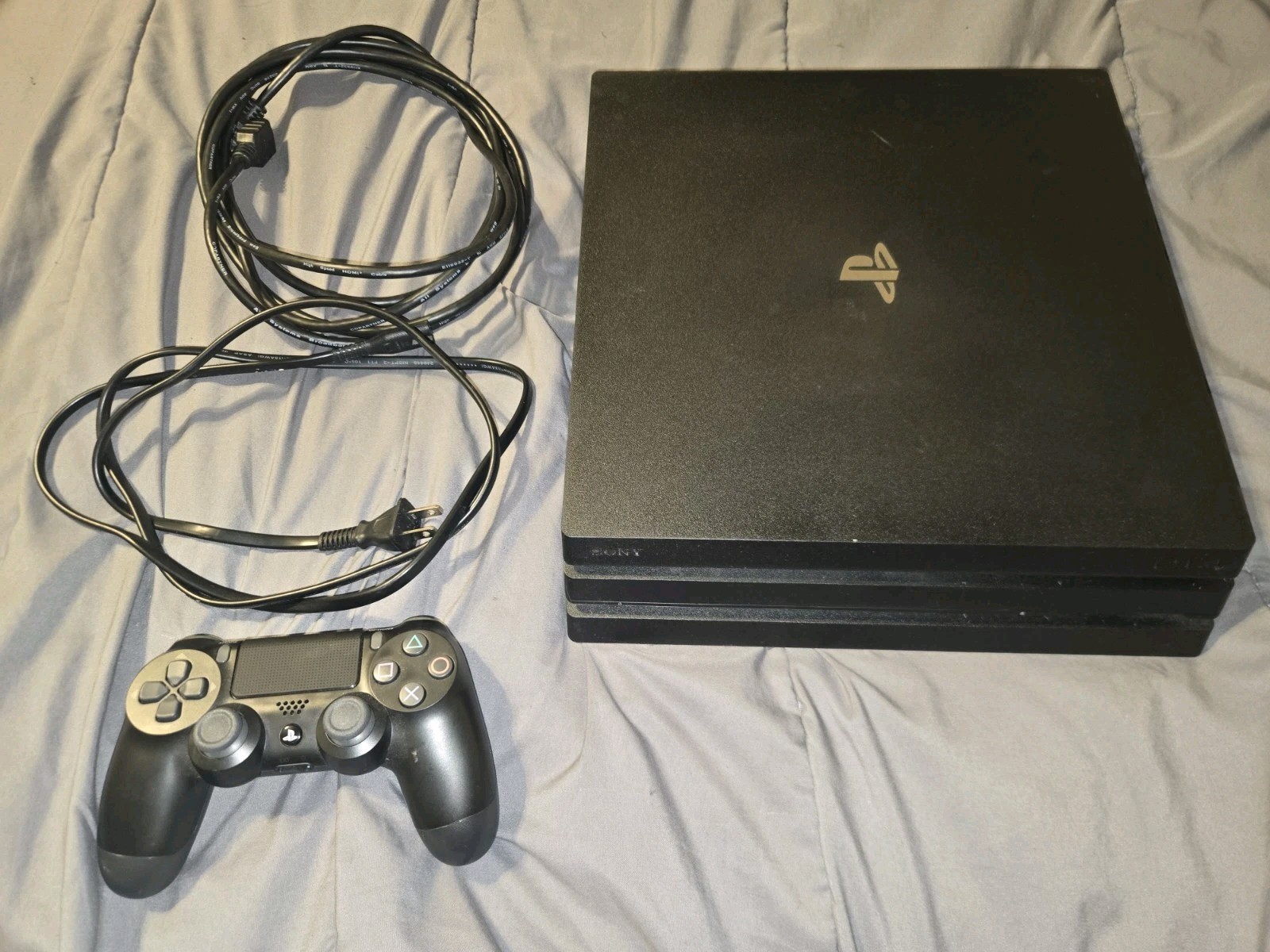 Low Firmware Sony PlayStation 4 Pro 1TB Console- Comes With Controller & Cables