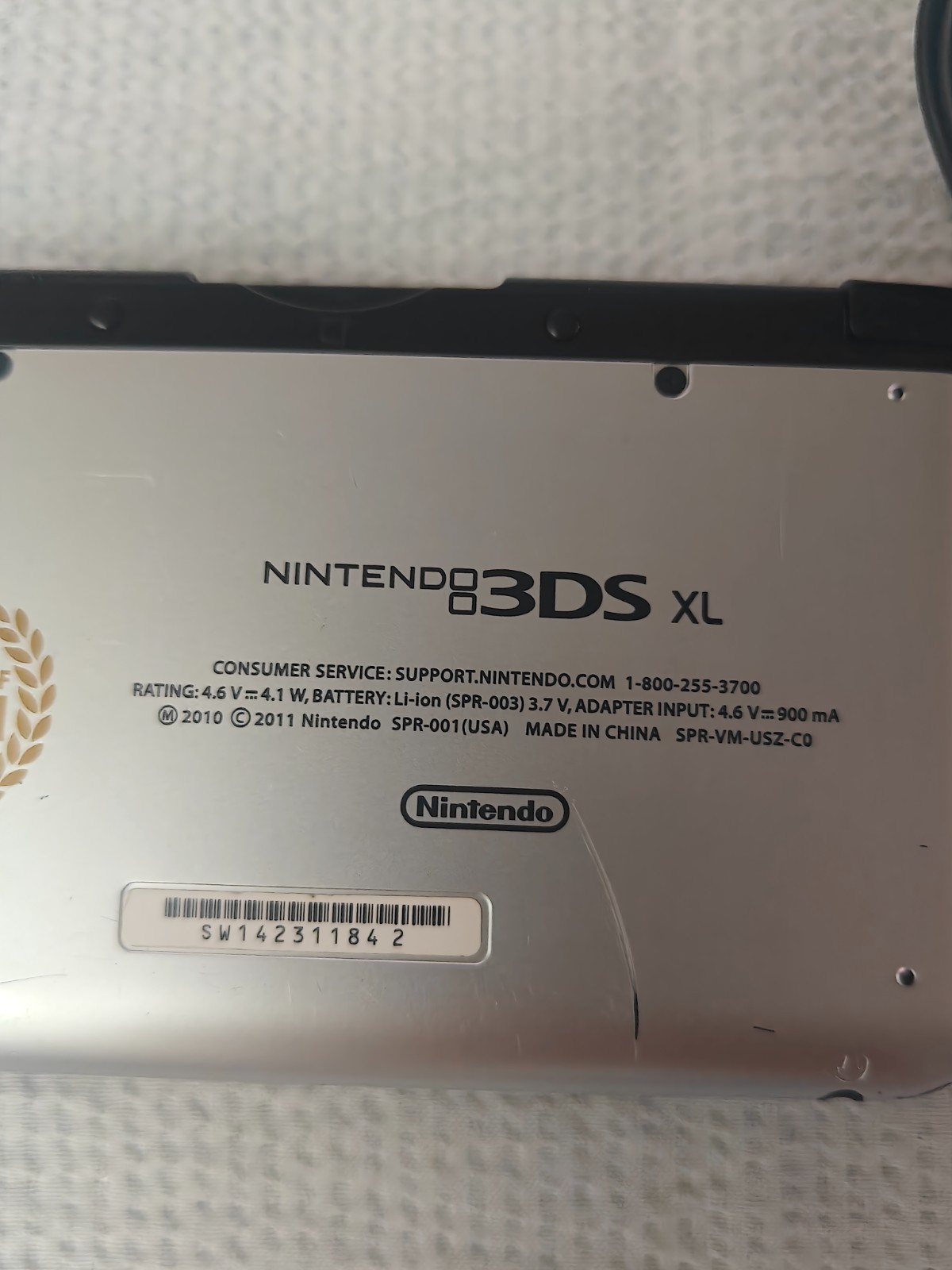 Nintendo 3DS XL Mario & Luigi Dream Team Silver Edition