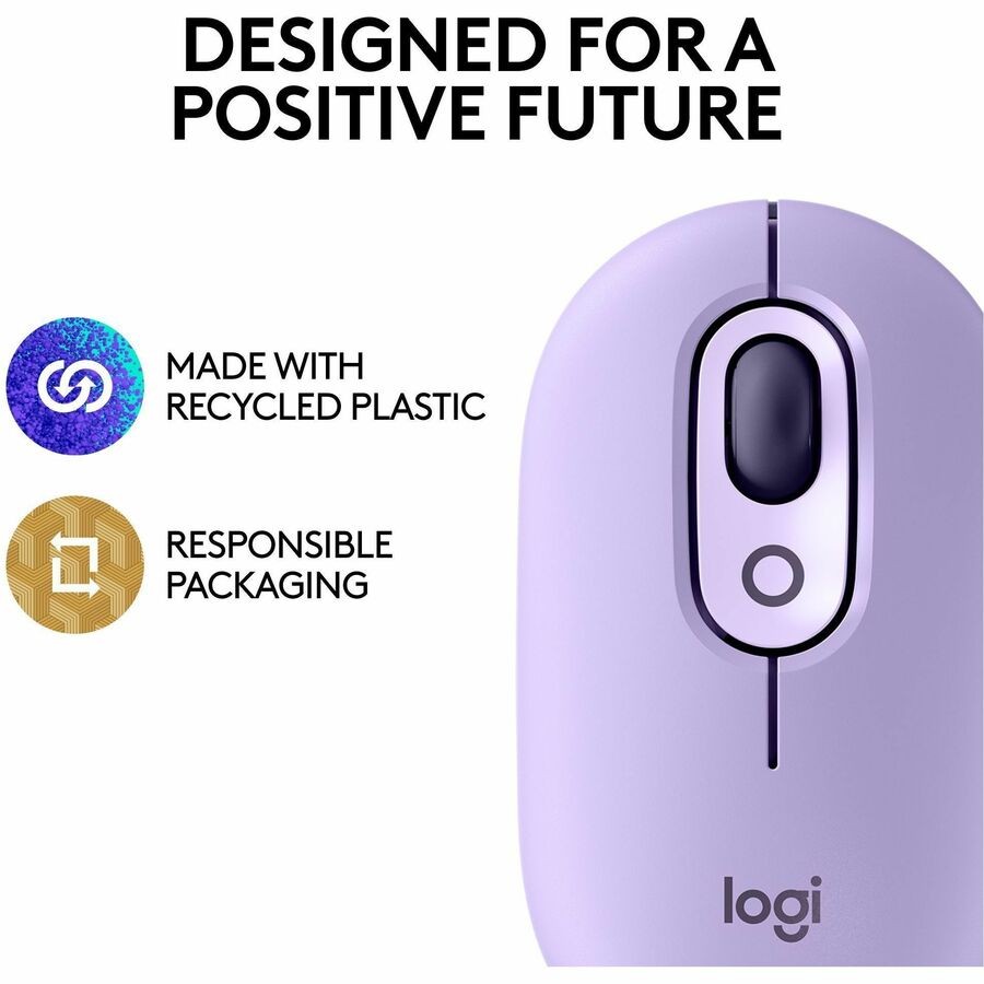 Logitech POP Cosmos Wireless Mouse Bluetooth SilentTouch Emoji
