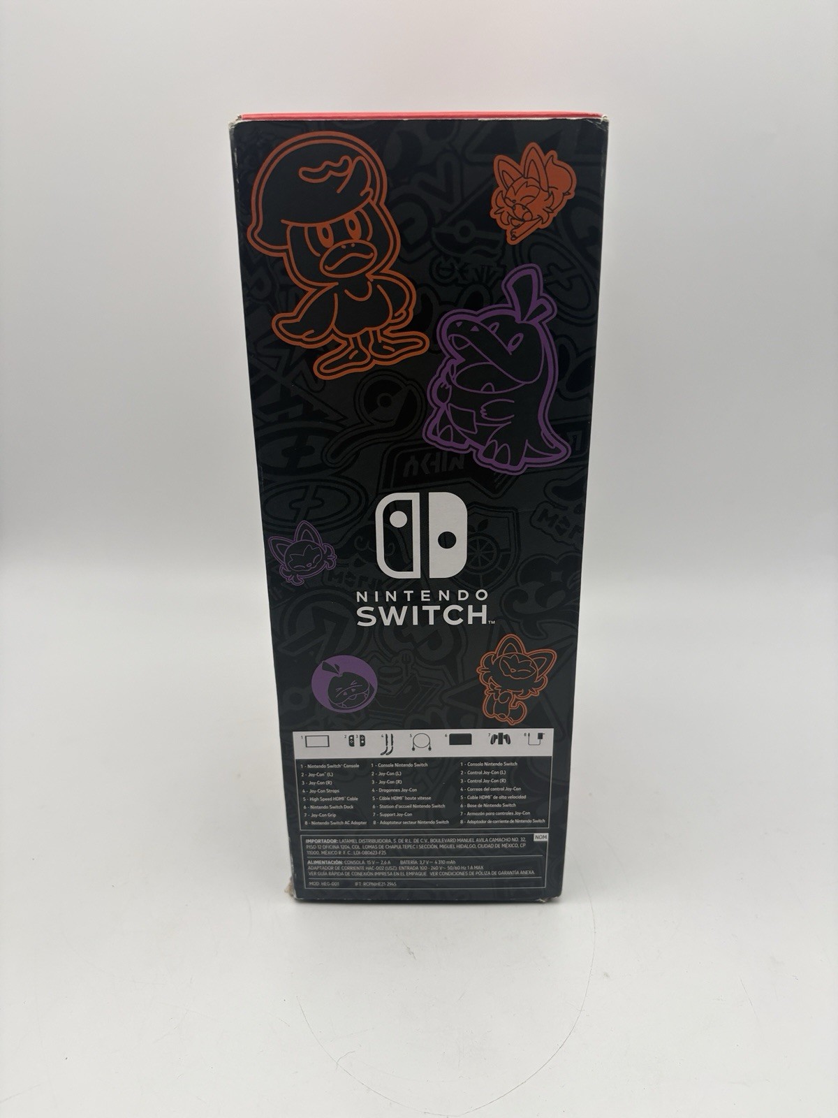 Nintendo Switch OLED Pokemon Scarlet & Violet Edition Console Bundle Complete