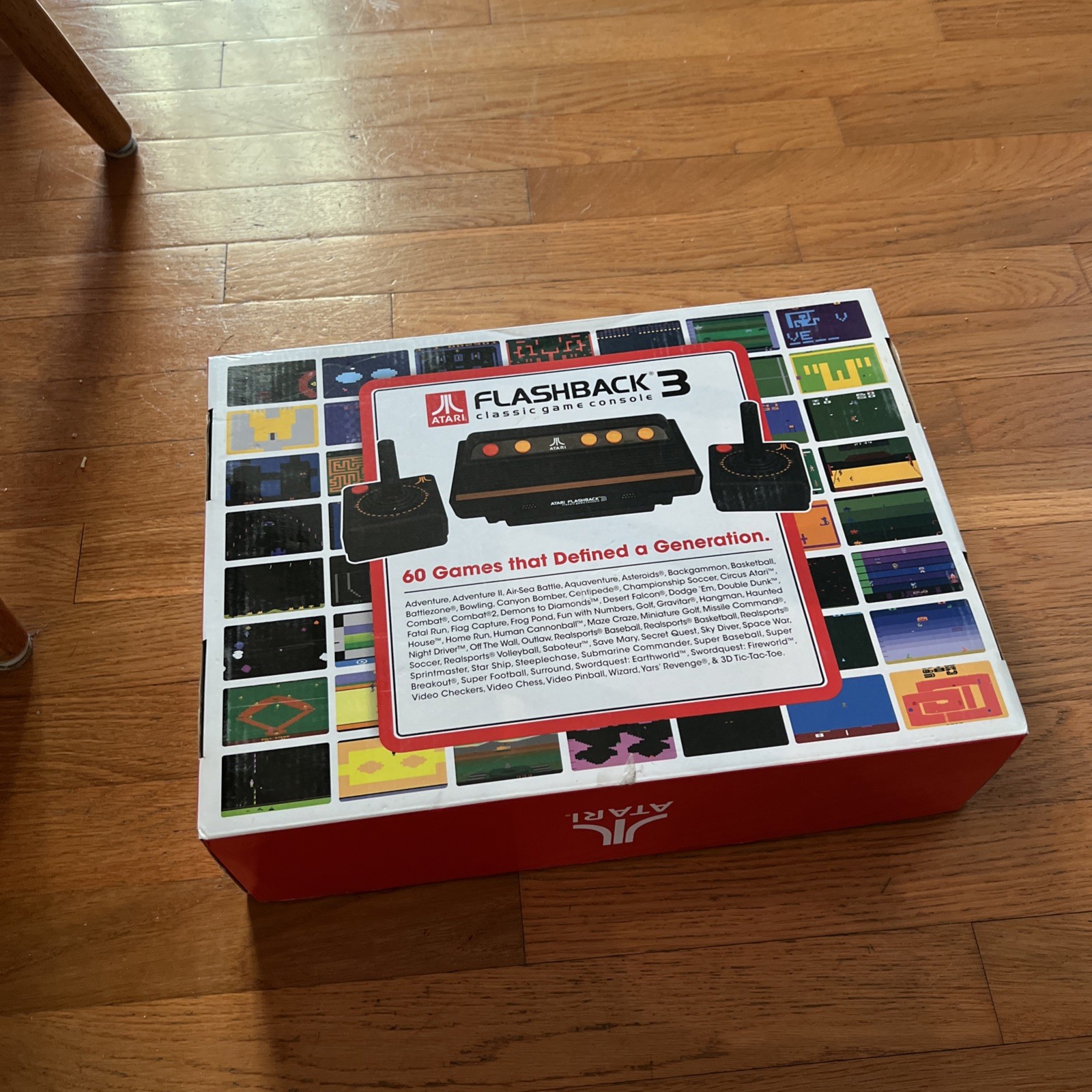 Atari Flashback 3 Launch Edition Black Classic Game Console Bonus Poster
