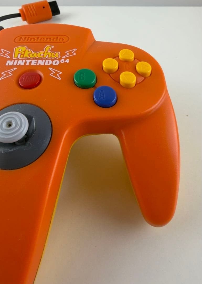 Nintendo 64 Pikachu Orange Yellow Console Pokemon N64 Japan Tested Boxed Rare