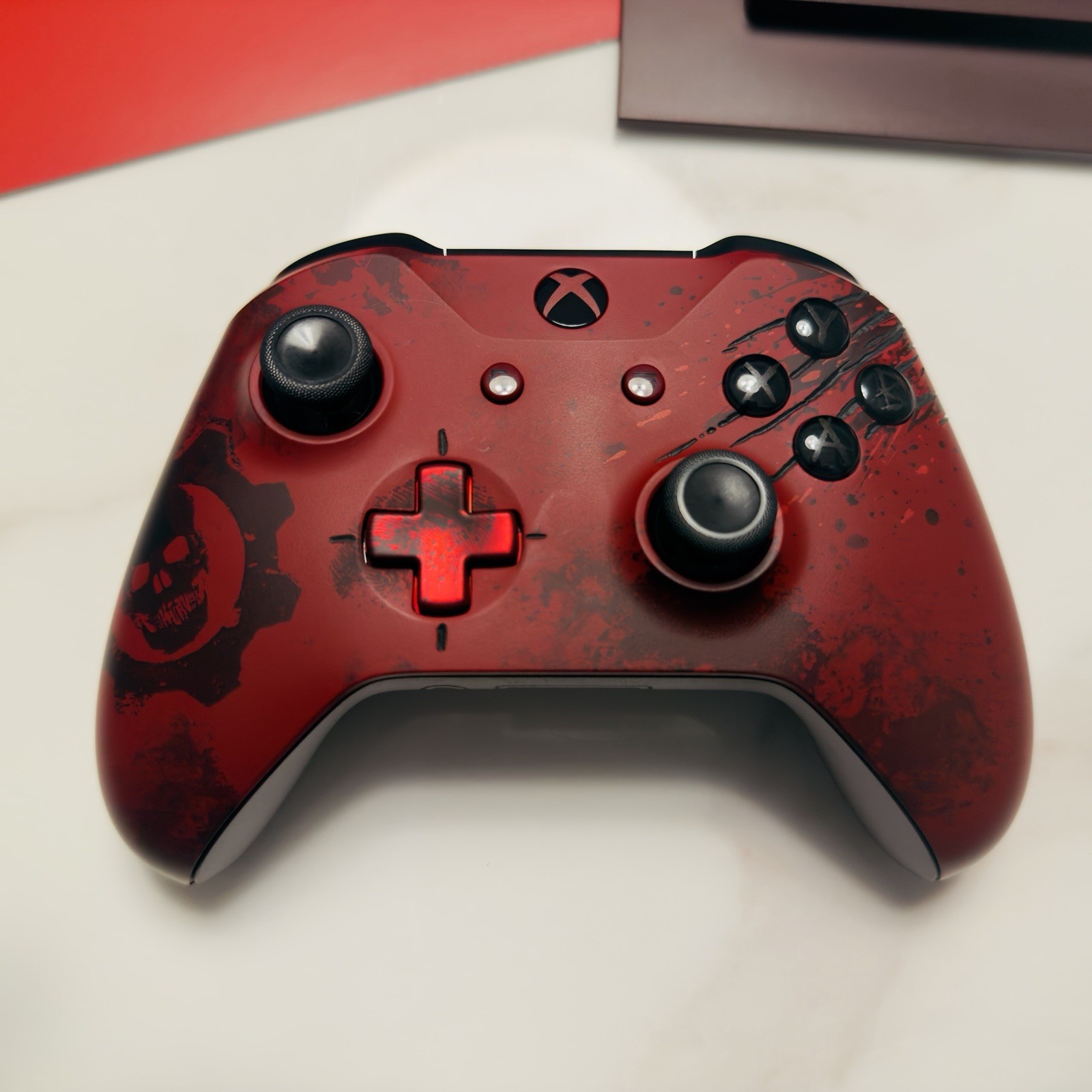 Microsoft Xbox One S Gears of War 4 Limited Edition 2 TB Crimson Red Console