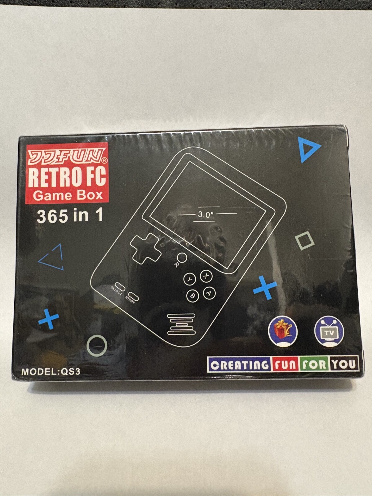 Retro FC Portable Handheld Game Console 365 In 1 3inch LCD Screen