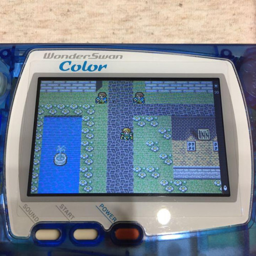 Genuine exterior + old backlit LCD ◇ WonderSwan Color ◇ Crystal Blue body