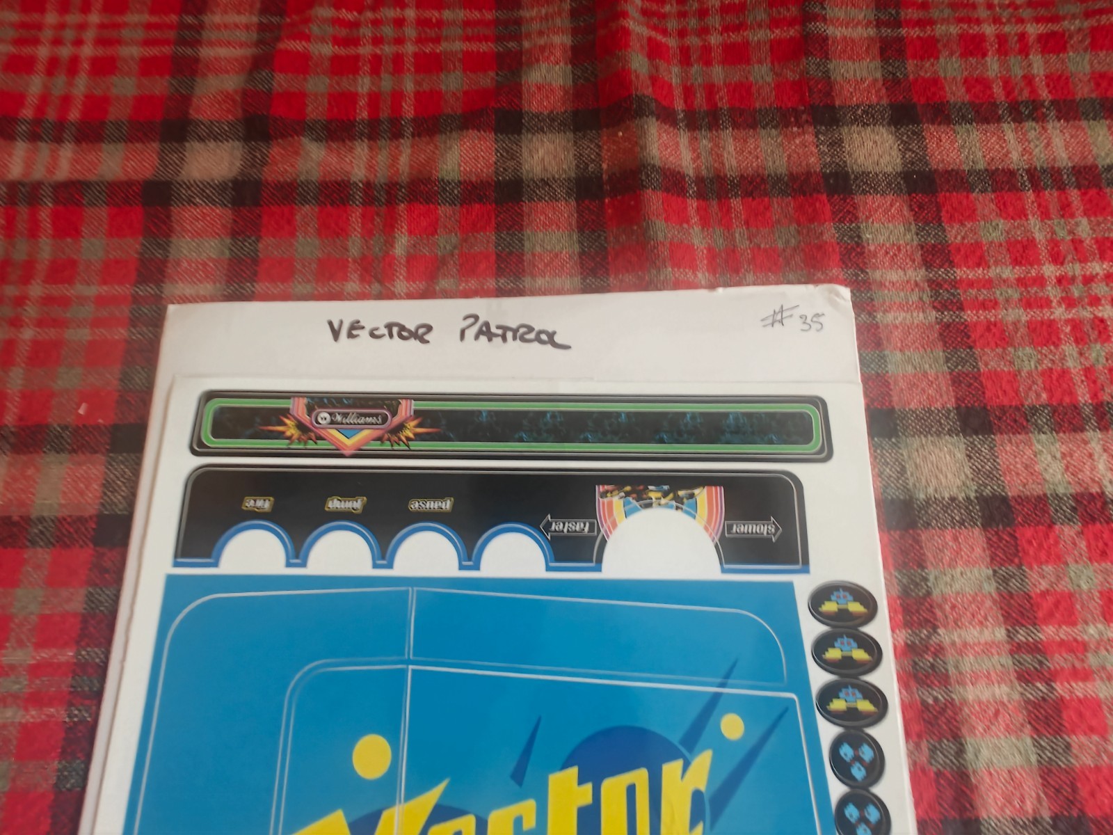 Vectrex Console VectrexWraps VectorPatrol, 1st Edition 35/35 Limited Rare 2014