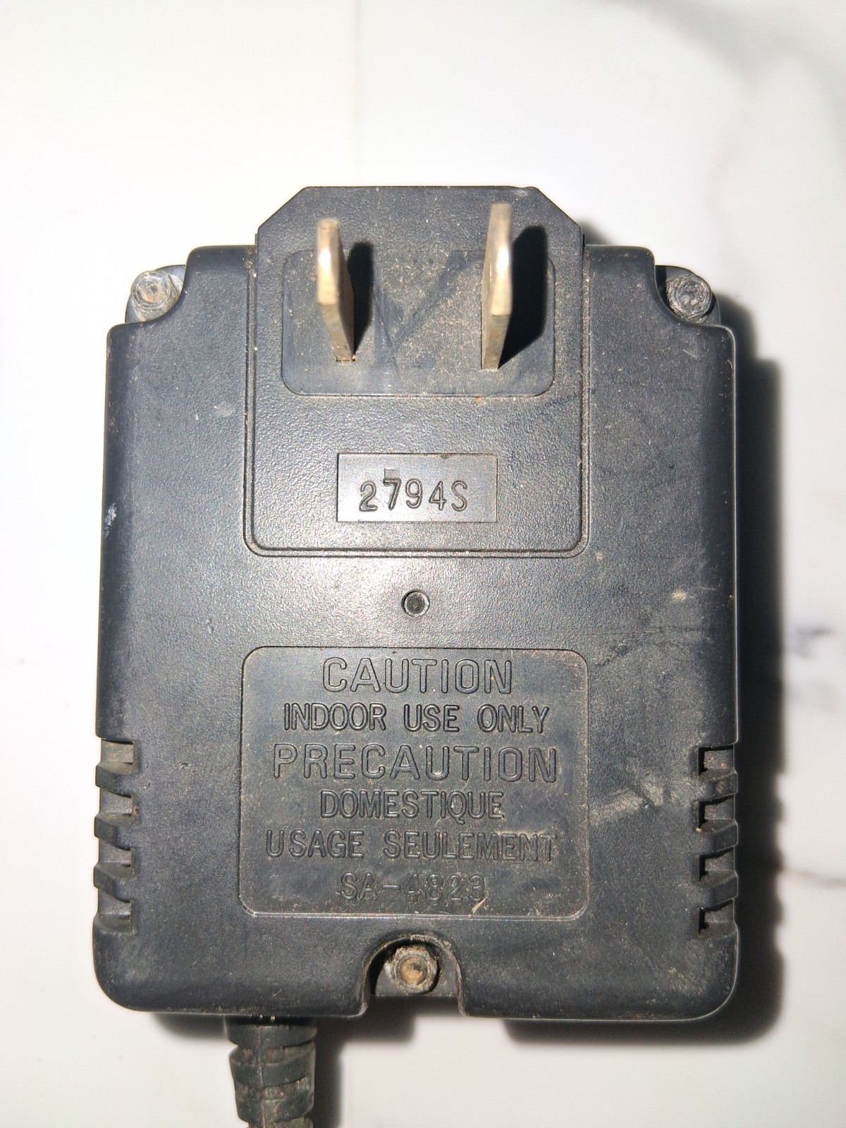 Sega Genesis Power Supply AC Adapter Cord Model MK-2103 Class OEM 120v 60hz 15w