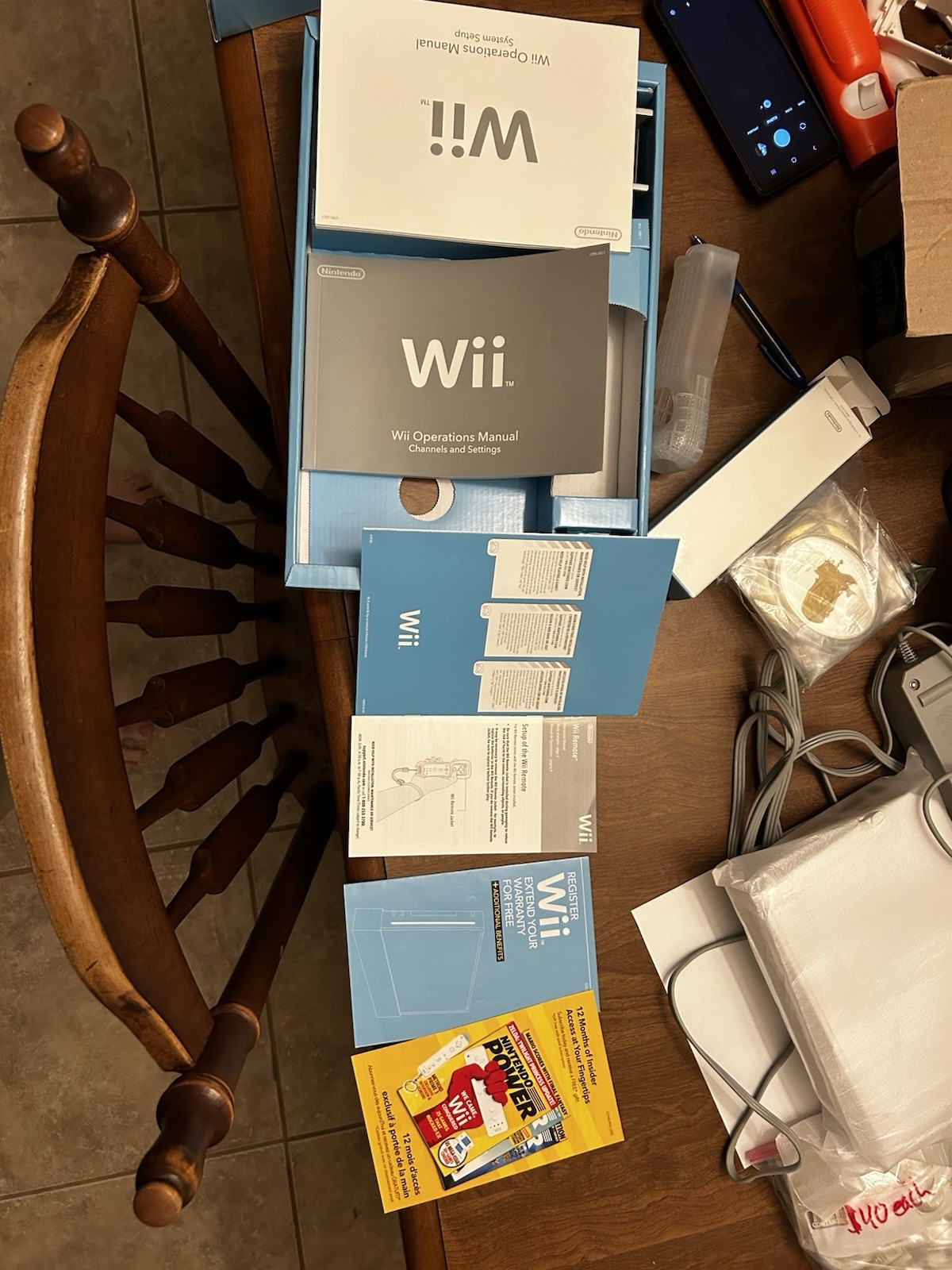 Nintendo Wii – Wii Sports Bundle -Console CIB Matching Serial Numbers
