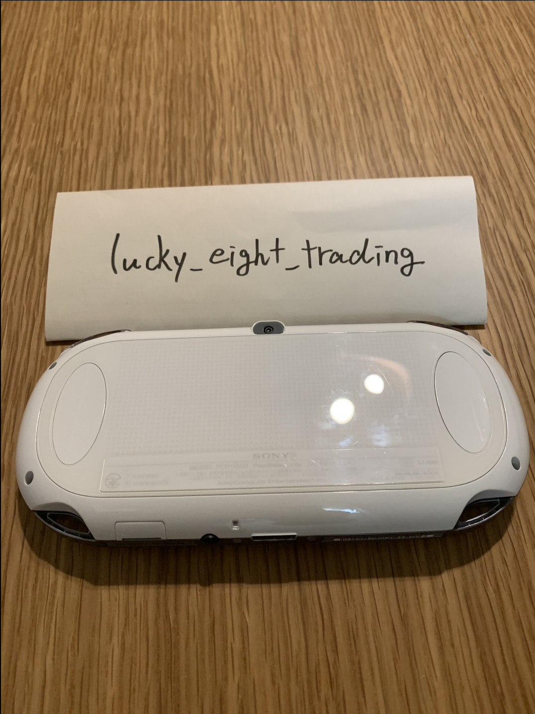 PS Vita Crystal White PCH 1000 ZA02 Console Charger PSV Fat [CC]