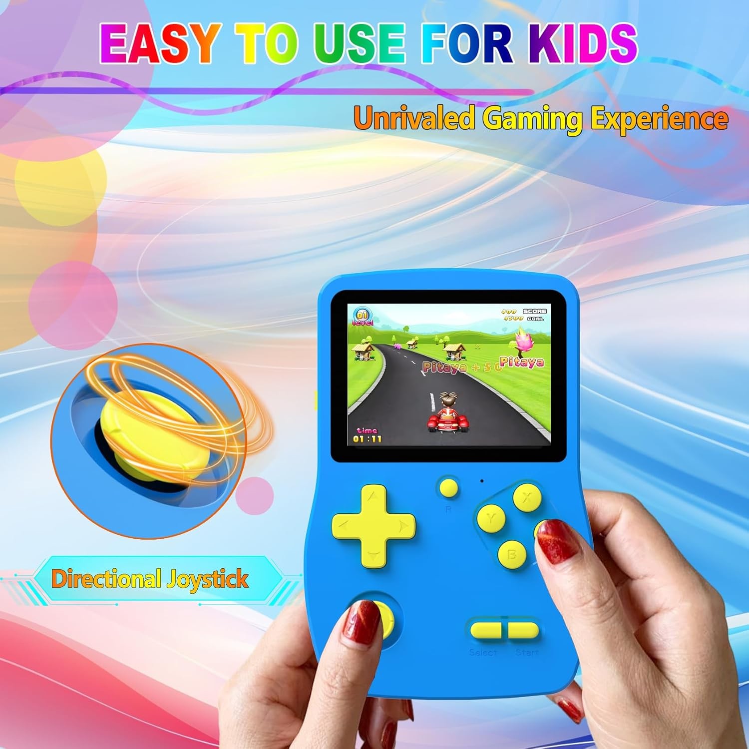 32Bit Handheld Game 139 Retro Games 3.0″ Screen Blue