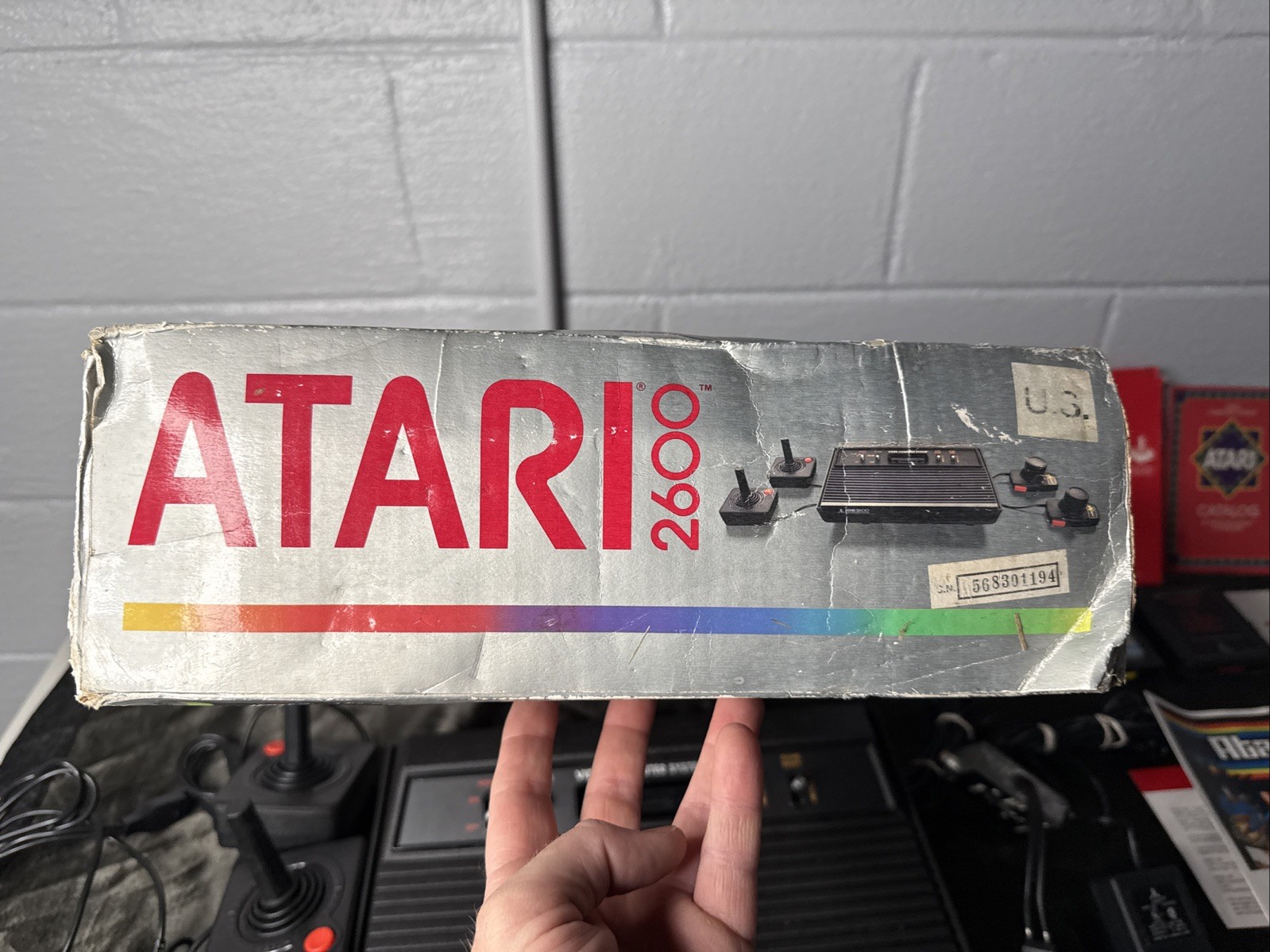 Atari 2600 Darth Vader Console Boxed + Controllers Cables 2 Games – Great – Read