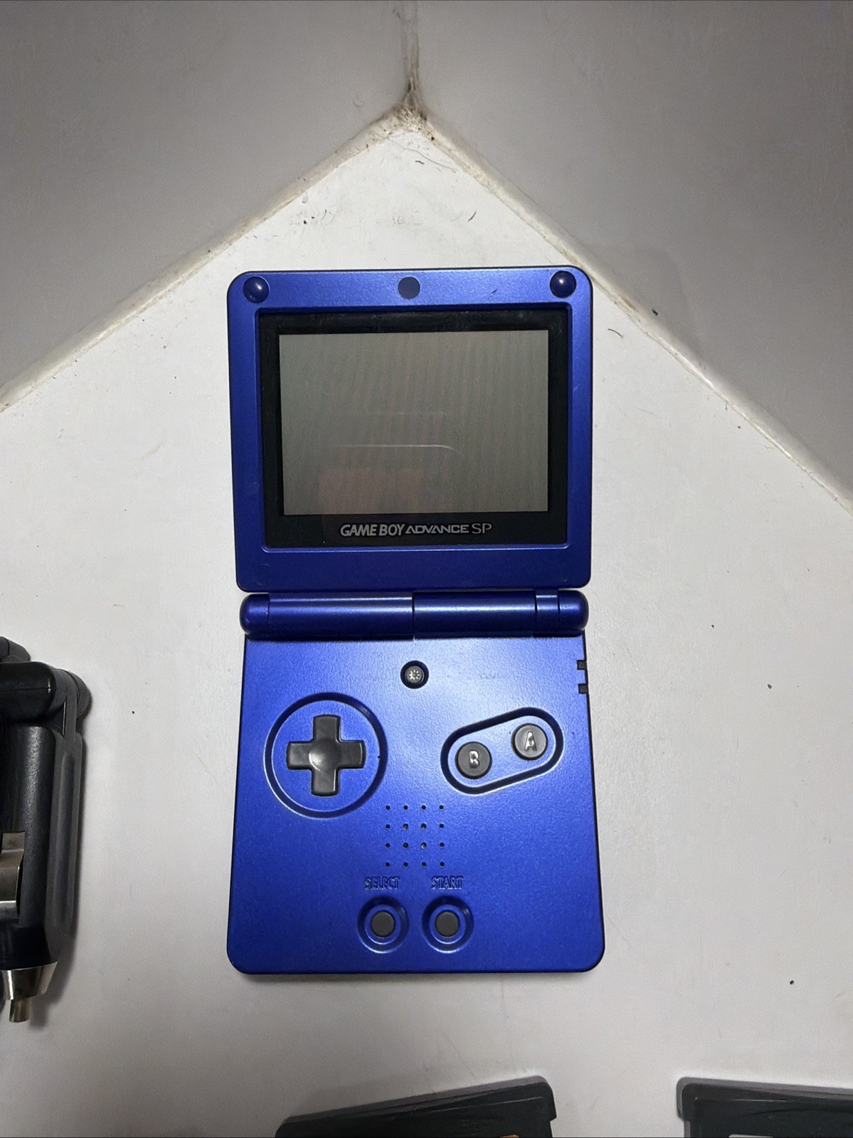 Nintendo Gameboy Advance GBA SP Cobalt Blue Handheld AGS-001+5 Games withCharger